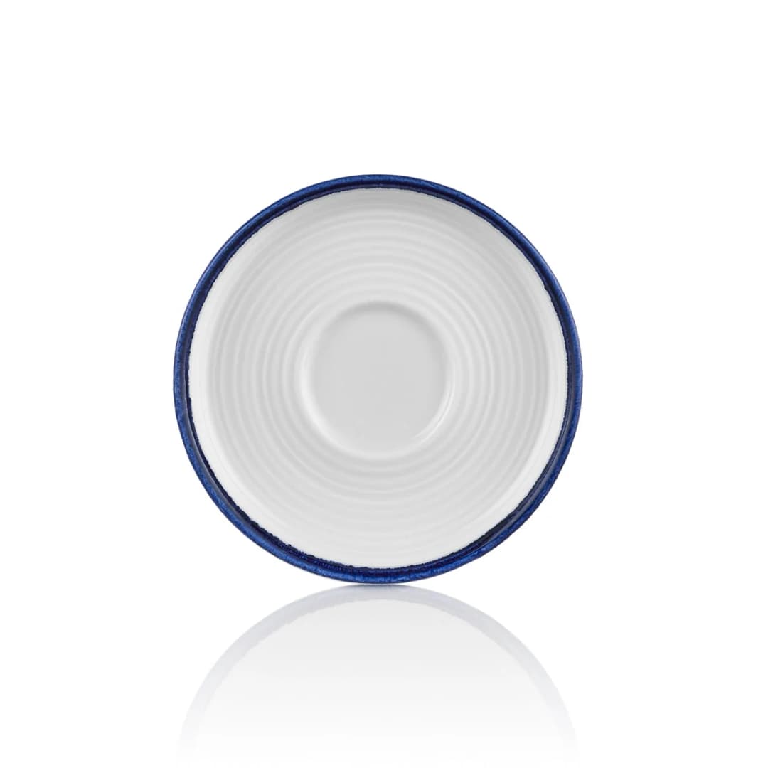 Helix Navy Blue Smooth Kahve Fincanı Tabağı 12,5 cm