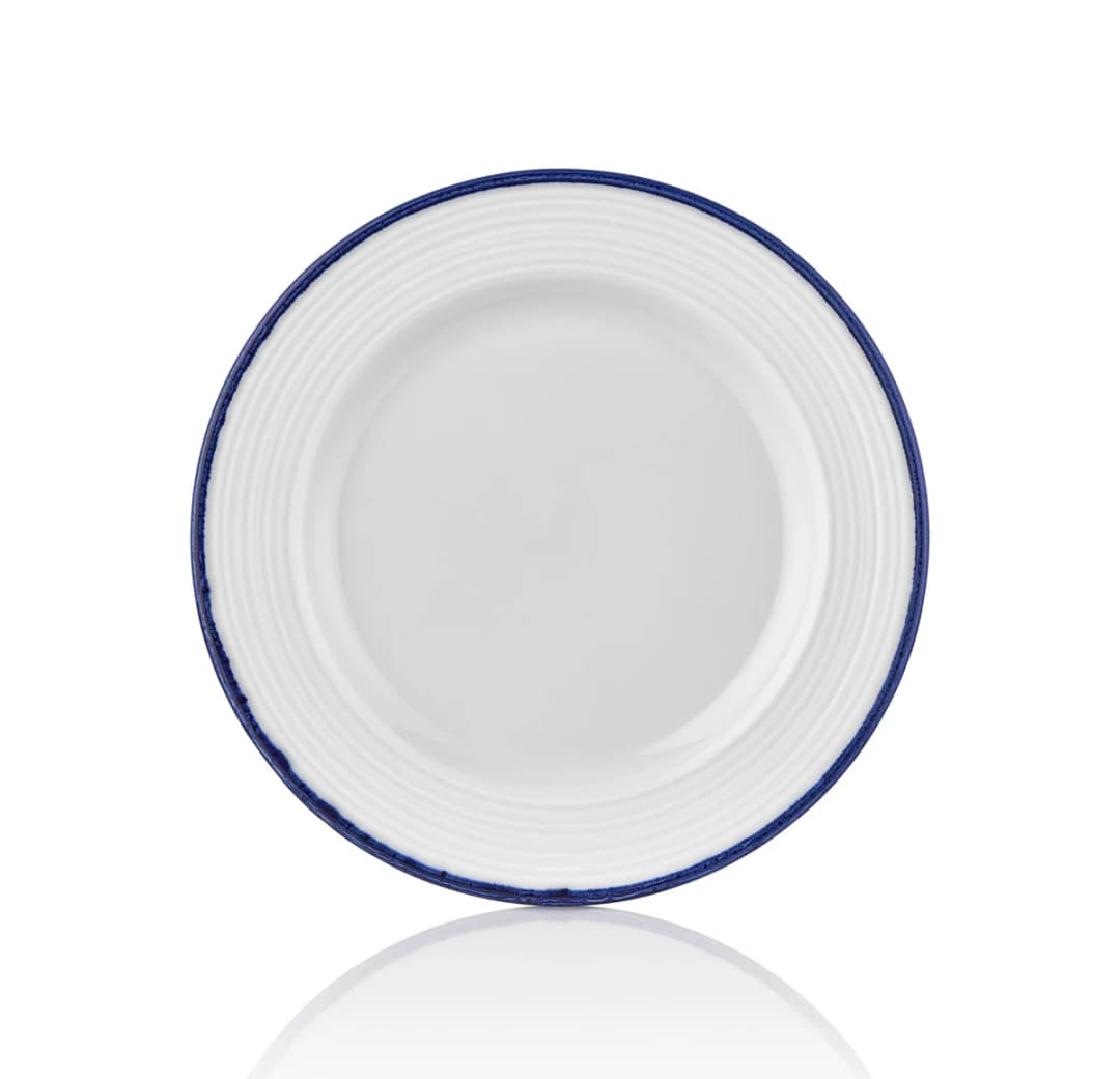 Helix Navy Blue Gastro Düz Tabak 27 cm