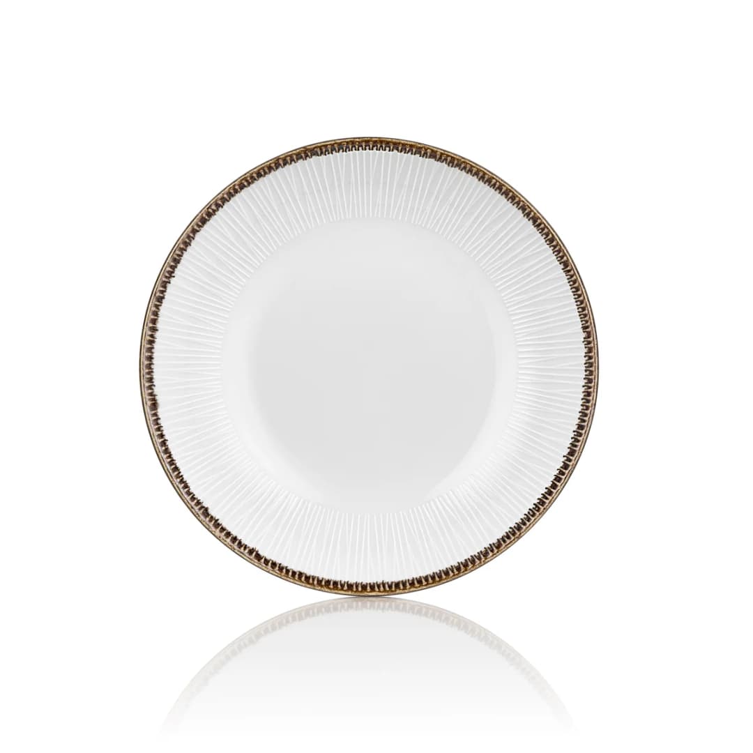 Plise Gleam Flavor Çukur Tabak 25 cm 1300 cc