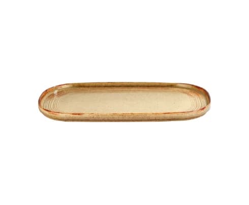 Helix Dune Rölyefli 34 cm Oval Tabak 34*23 cm