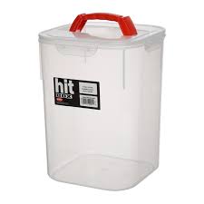 Köşeli Erzak Kavanozu No:3 Kilitli Kapak