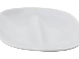 PORLAND PERSPECTIVE WHITE SAUCE PLATE 14CM