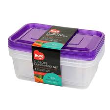 Saklama Kabı Dikdörtgen Derin 3'lü Set 2,8lt