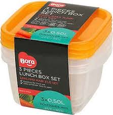 Saklama Kabı Kare Derin 3'lü Set 110*110*65 500 ml