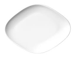 PORLAND PERSPECTIVE WHITE FLAT PLATE 19 CM