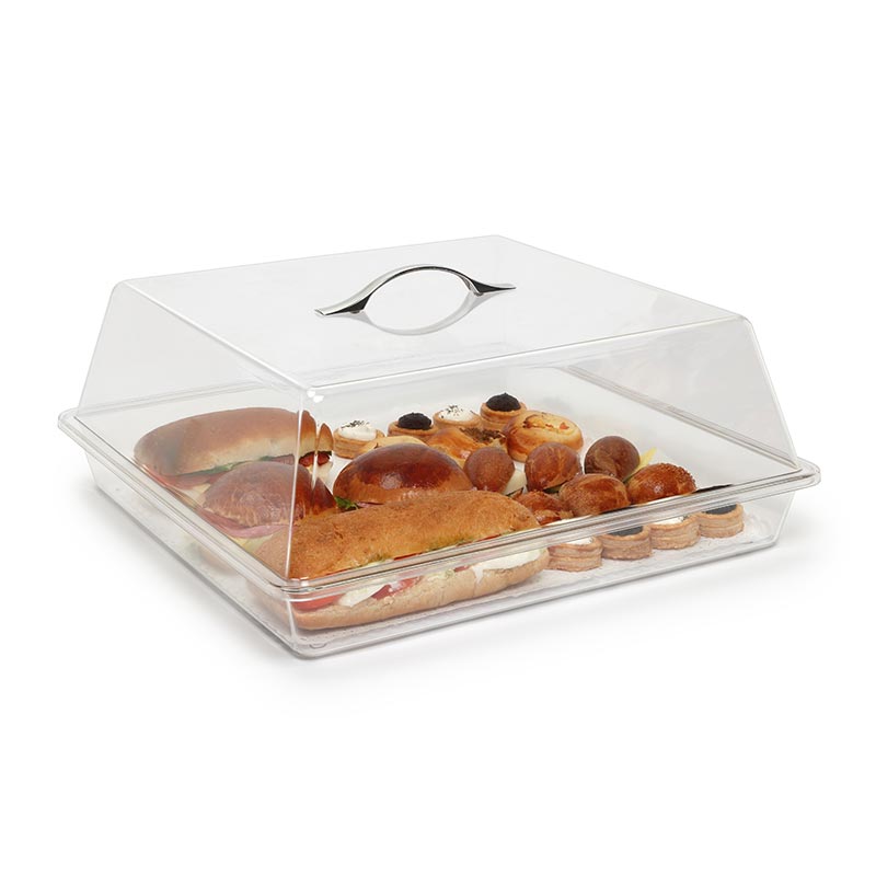 Kare Pasta Kek Kabı Takım 400*400*110 Metal Kulplu PC