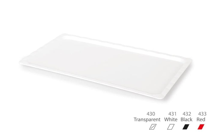 KAPP KIRILMAZ TEPSI SEFFAF 10x30 CM