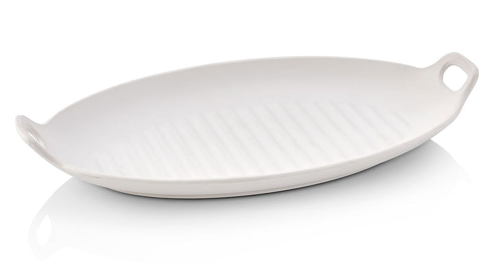 FORMEL OVAL KULPLU KAYIK 27X16 CM BEYAZ