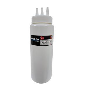 Ketçap & Mayonez Şişe 3 Delikli B.950 ml Beyaz