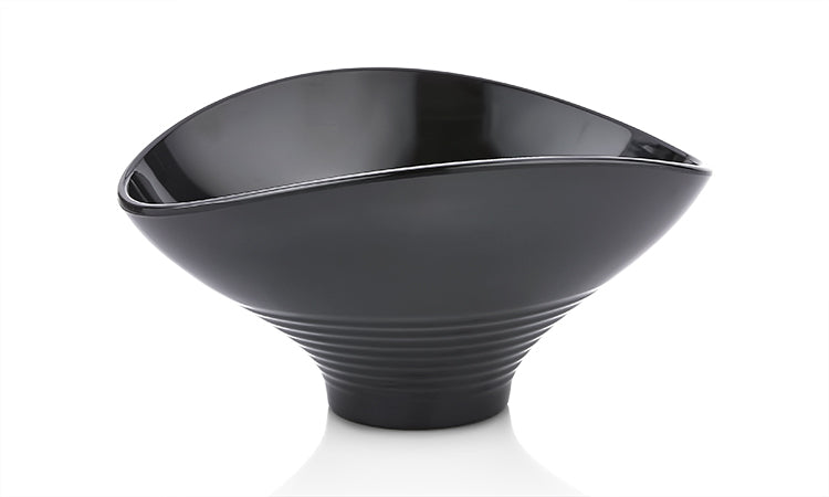 ATL OVAL SUNUM KASE SİYAH 21,5*18CM-H:11C