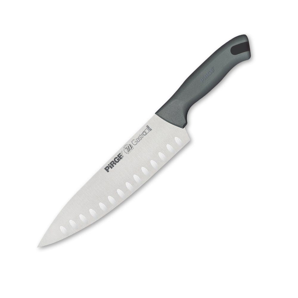 PRG GASTRO ŞEF BIÇAĞI OLUKLU 23 CM GRİ