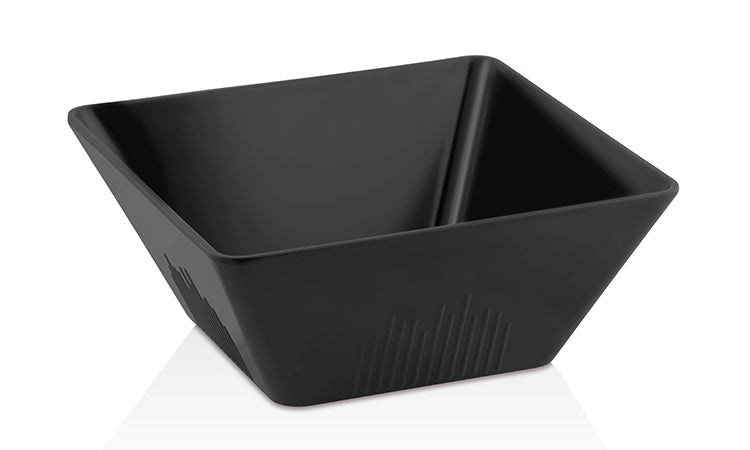 ATL KARE A.BÜFE KASE SİYAH 19*19 CM-H.8 CM