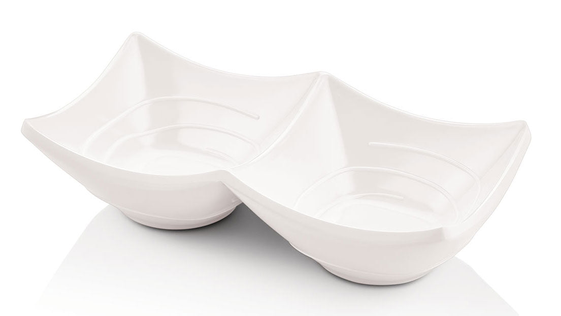 FORMEL 2 GÖZLÜ SOSLUK 16X8CM-H:4CM BEYAZ