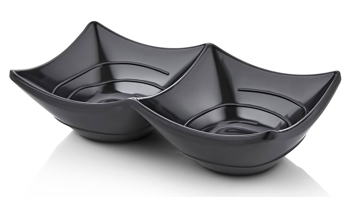FORMEL 2 GÖZLÜ SOSLUK 16X8CM-H:4CM SİYAH