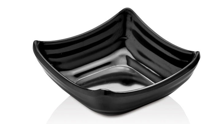 FORMEL KARE SOSLUK 11X11CM-H.3,5CM SİYAH